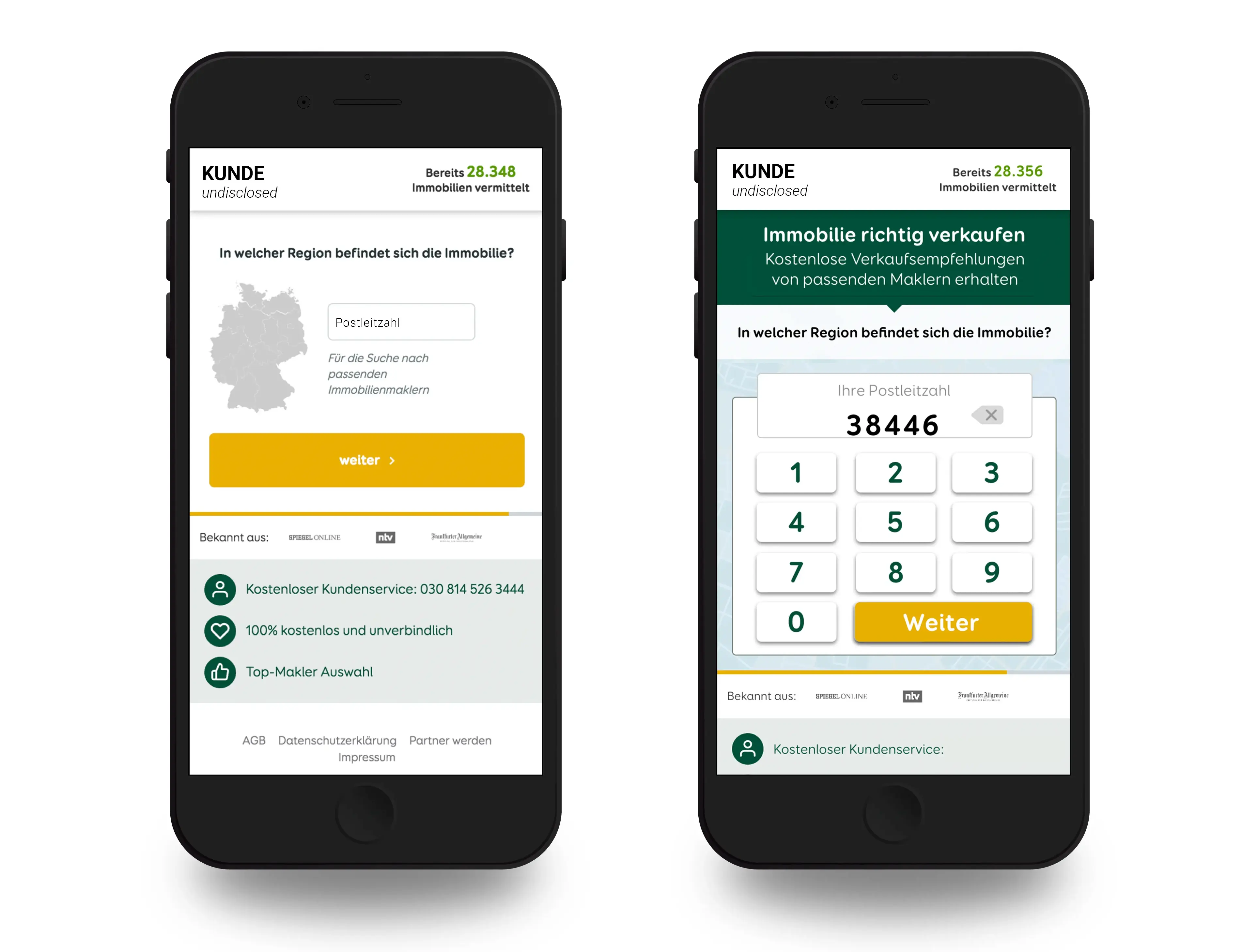 18% weniger Falscheingaben, 15% weniger DropOuts